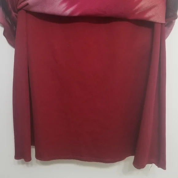 Stunning! EUC striped red skirt - Picture 4 of 4